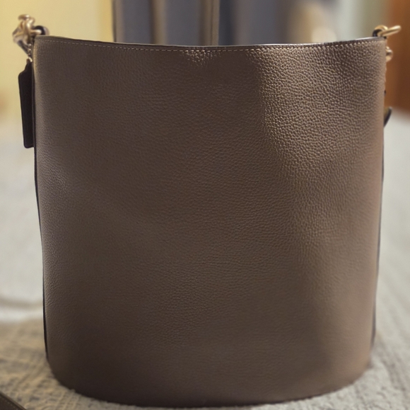Coach Soft Willow Bucket Bag Dark Stone - Picture 3 of 7